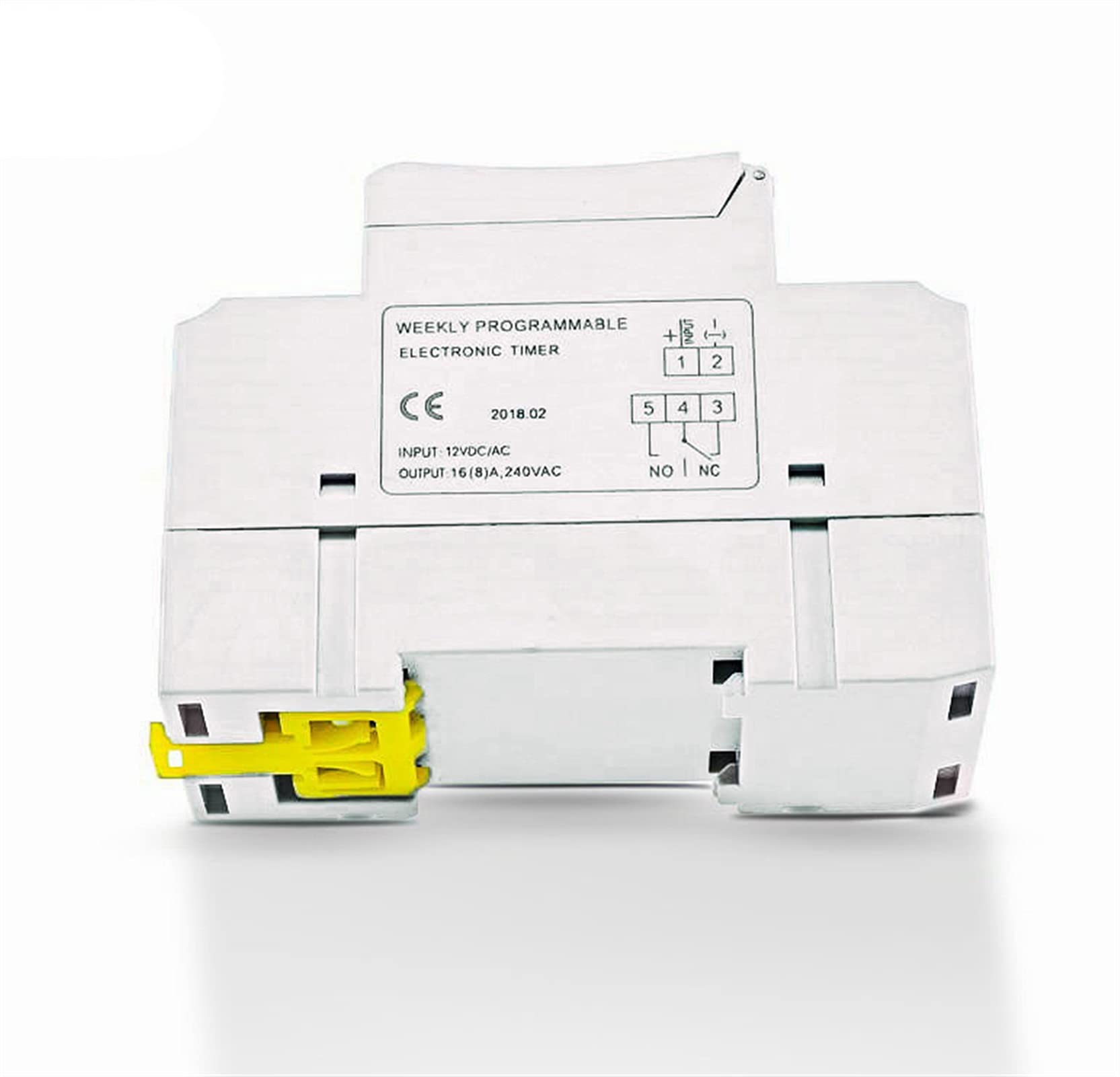 THC15A microordenador programable Temporizador Digital Interruptor Control de relé 12V 24v 110V 220V 16A Montaje en riel DIN (Size : 220V)