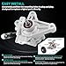 Farrme 96-665 Power Steering Pump Fit for 2011-2017 for Honda Odyssey,2012-2015 for Honda Pilot,2012-2014 for Honda Ridgeline Automotive Replacement Power Steering Pumps 56110RN0A51 Power Assist Pump