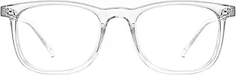 TIJN Sleep Glasses for 99.9% Blue Green Light Blocking Dual AR Coatings Red Lens for Computer Gaming Reduce Eyestrain,Declan