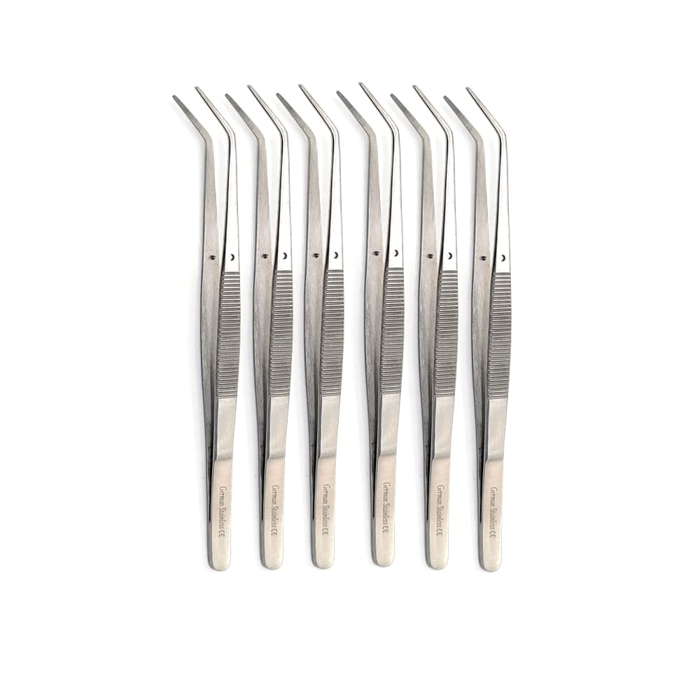 College Cotton Pliers Set - 6 Stainless Steel Forceps -1 College Cotton Pliers Set - 6 Stainless Steel Forceps -1