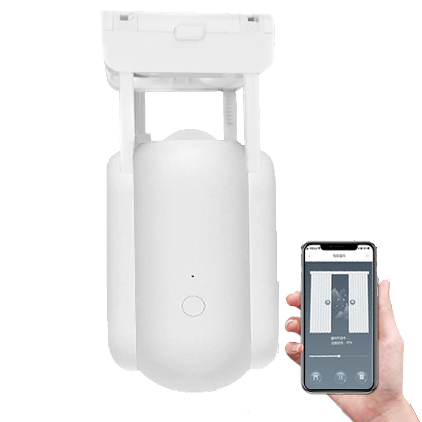 自動カーテン開閉器 両開き対応 スマート家電 スマートカーテン 自動開閉搭載機 Amazon｜【新升级】カーテン 自動開閉 工事不要 取付簡単 スマホ