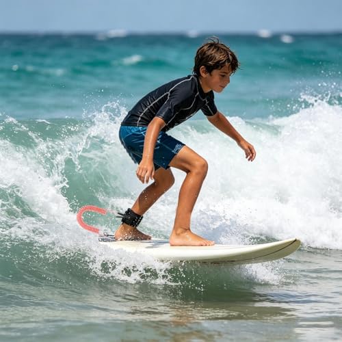 Corde de sécurité pour planche de surf haute résistance et rétractable M - 2