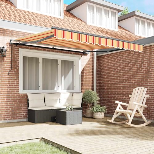 Store rétractable 300x250 cm avec protection solaire extérieure efficace