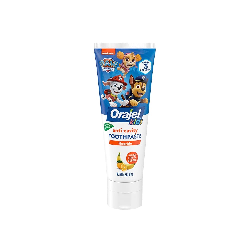 Orajel Fluoride Tp Bbl Gu Size 4.2z Orajel Bubble Guppies Anticavity Fluoride Toothpaste 4.2z