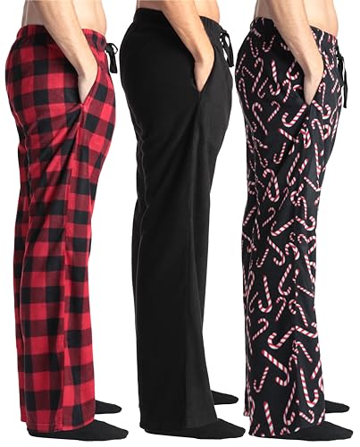 Image of #followme Polar Fleece Pajama Pants for Men - (Pack of 3)