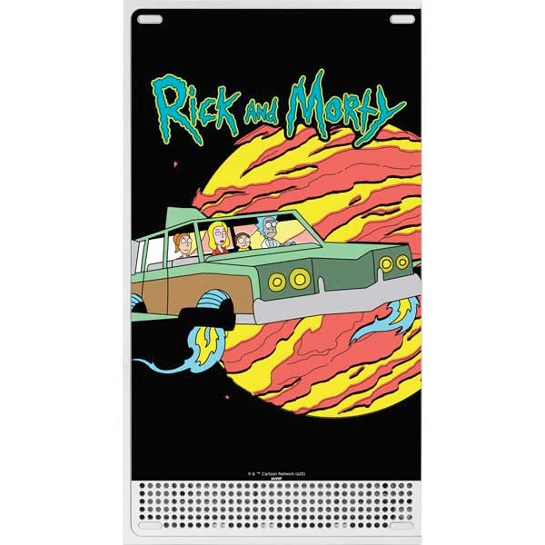 Skinit Decal Gaming Skin Compatible with Xbox Series S Bundle - Officially Licensed Adult Swim Rick and Morty Family Wagon Design