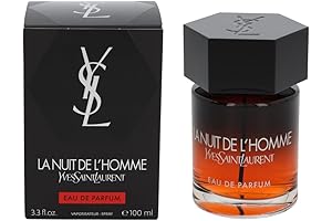 La Nuit De L'Homme Yves Saint Laurent For Men, 3.3 Ounce