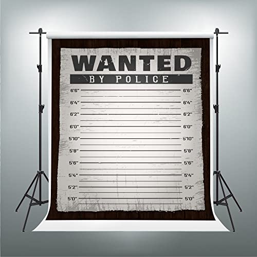 Fondo Mugshot 5x7 pies Vinilo para Fotografía Temática miniatura 1