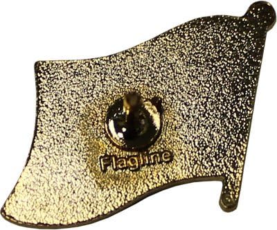 Bhutan Flag Die-struck Metal Lapel Pin with Butterfly Clasp - Image 4