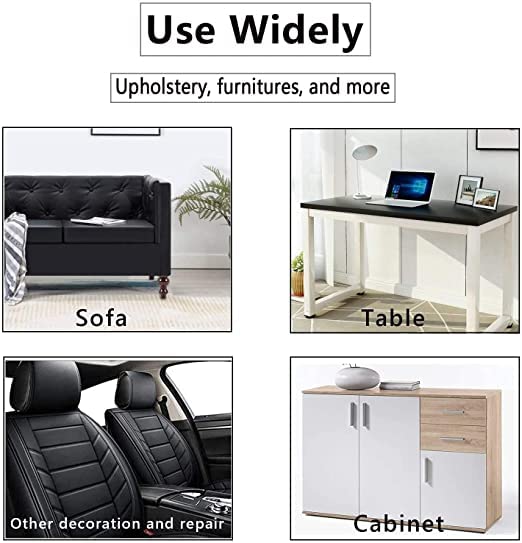 WALLMATE™ 30" x 60cm Leather Repair Patch, Kit for Couches, Sofa, Furniture, Car Seat, Jacket,Kitchen Cabinets,No Heat Required with 2pcs 4