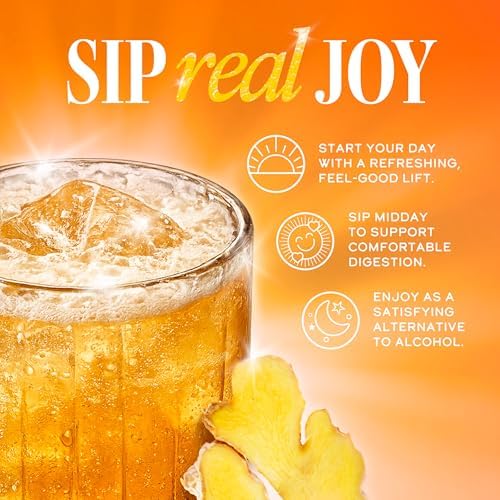 SYNERGY The Real Kombucha - Gingerade - 16 fl oz Bottle - Raw Probiotic Drink for Gut Health and Immune Support — view 6