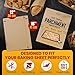 220 PCS Parchment Paper Baking Sheets, 12x16 Inches by Baker's Signature | Precut Non-Stick & Unbleached - Will Not Curl or Burn, Non-Toxic & Comes in Convenient Packaging