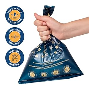 Dog-Poop-Bags-Leak-Proof-and-Extra-Thick-Waste-Bag-Rolls-for-Dogs-Free-Dispenser-With-Stainless-Steel-Leash-Clip-350-Count-Unscented - Cucciolini Doodles   Dog-Poop-Bags-Leak-Proof-and-Extra-Thick-Waste-Bag-Rolls-for-Dogs-Free-Dispenser-With-Stainless-Steel-Leash-Clip-350-Count-Unscented