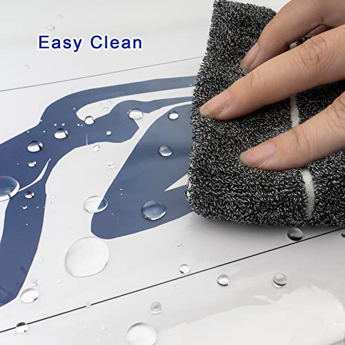 Ufriday Clear Shower Curtain, Extra Long Shower Curtain Liner 72X78 Inch,Bathroom Curtain Waterproof With 5 Magnets Bottom, For Home And Hotel,Peva #TOP6