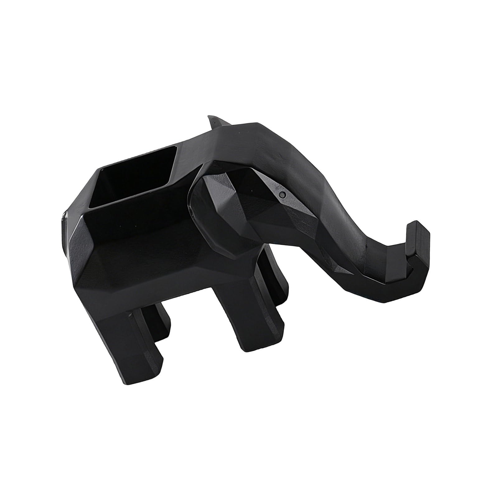 ZBIianxer Geometric Elephant Resin Phone Stand and Pen Desktop Pen Organiser Container for Writing Tool Eyeglasses Creative for Offices