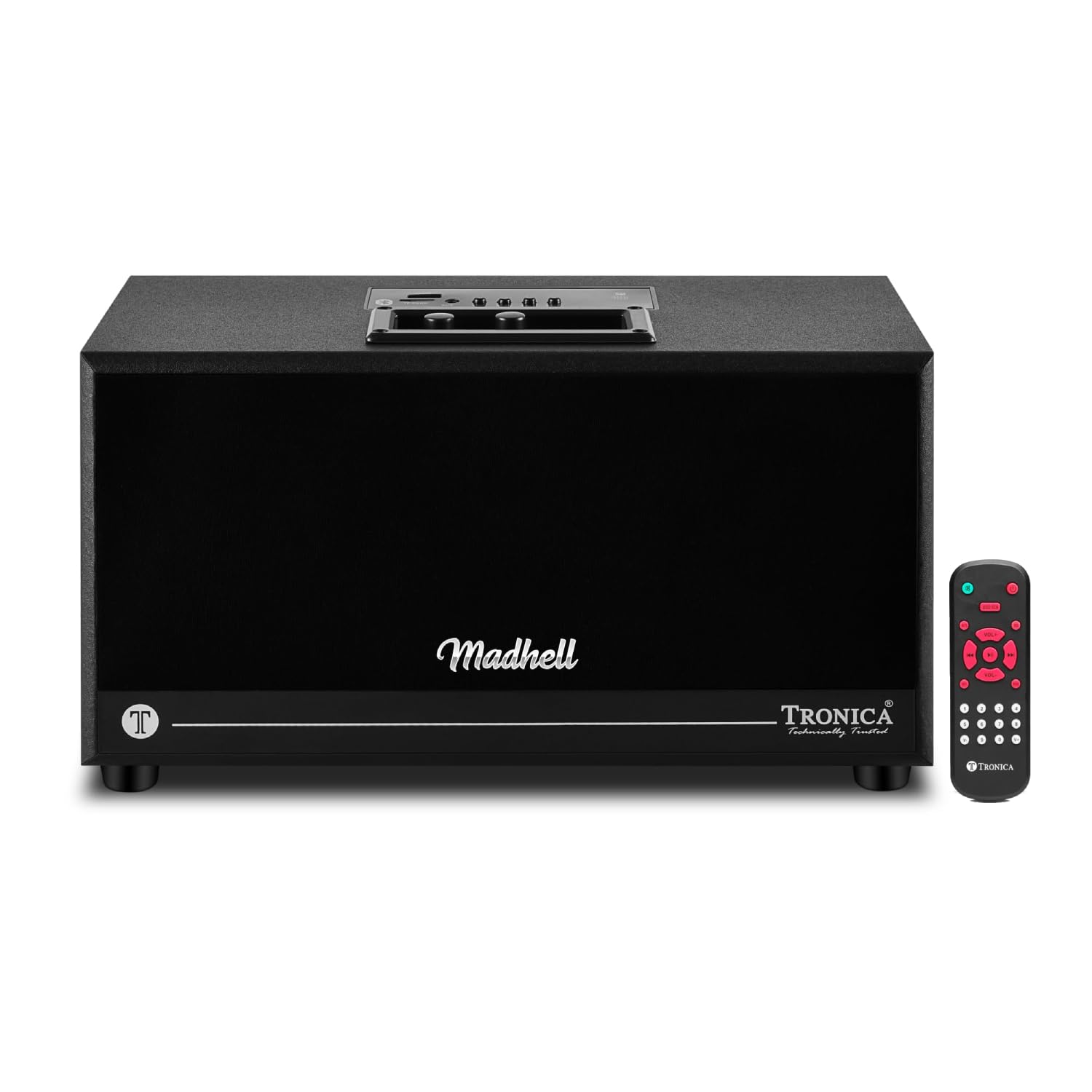 TRONICA Home Theater MADHELL Bluetooth Speaker System with 30W RMS Stereo Sound, Display & Remote 220V AC Operational, Home Audio Speaker System-image-6