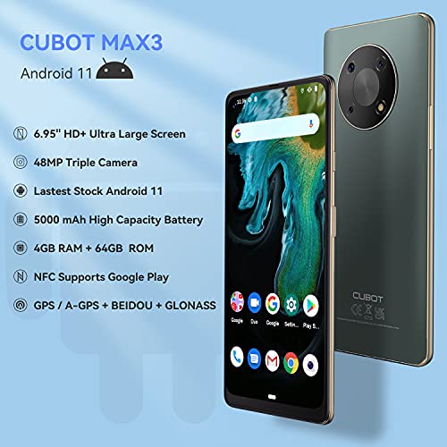CUBOT MAX3 Cellulari Offerte, 4GB RAM + 64GB