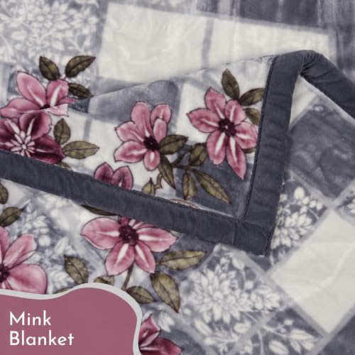 Image of Signature Special Limited Edition Super Soft Double Layered Blanket - 1100 GSM Winter Luxury - Reversible, Ultra Warm & Plush - King & Single Bed (Slate Grey, Double)