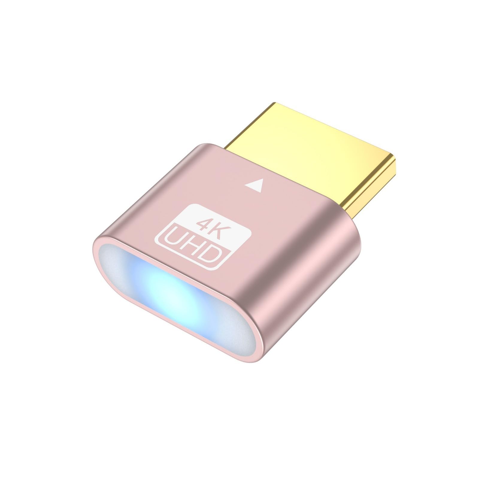 Elnwnnkc HDTV Virtual Display EDID Emulators Adapters for Headlessly 4K 60Hz Multiple Monitor Expansion on Systems HDTV Graphics Dummys Plugs