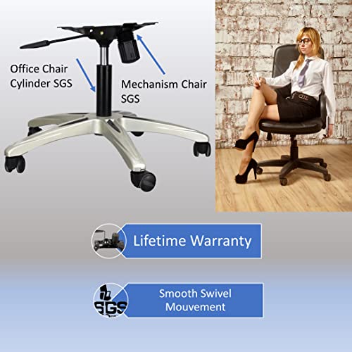 Sgs - Replacement Heavy Duty Office Chair Tilt Control Seat Mechanism - 500Lbs Base Mounting Hole Dimension 10.2"×6"(L×W) Executive, Desk And Gaming Chairs #TOP2