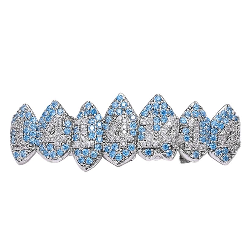 8 Fangs Vampire Teeth Braces Grillz With Zircon Detailing Decorative Tooth Cover For Men And Women-image-46