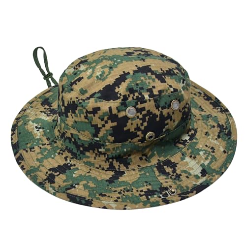 Image of Sun Hats for Men Women Boonie Hat Foldable Fishing Hat UPF 50+ Bucket Hat for Fishing Hiking Garden Safari Beach