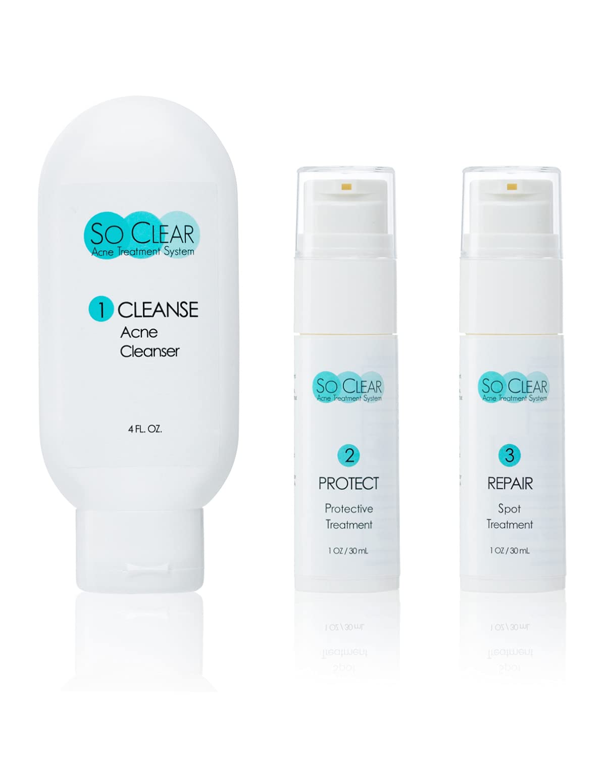 RemeVerse So Clear Daily 3 Step Acne Treatment System