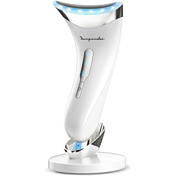 Face Massager Face Device Face Massager EMS Anti-Wrinkle Face Device Massage Lifting with 3 Light Modes - 45 C Beauty Tool LED Massager Skin Tightening Massager for Men and Women