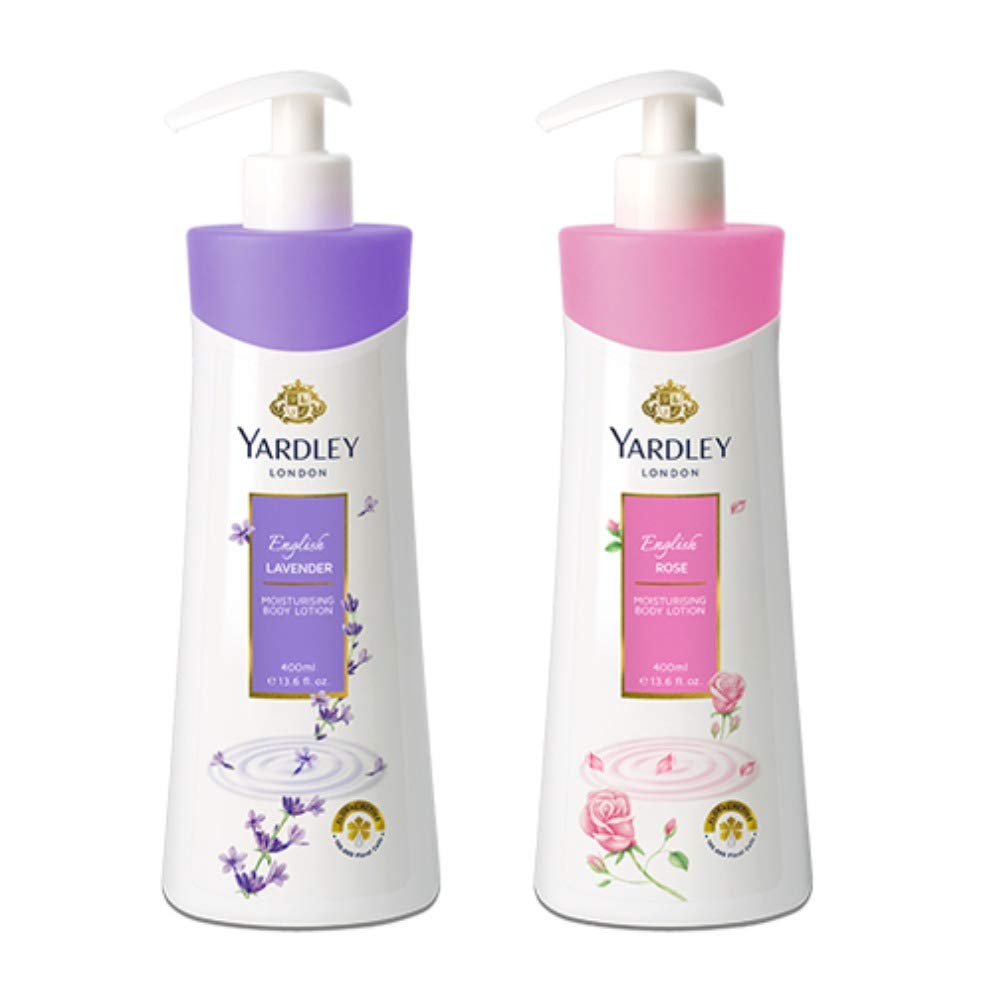 Yardley London - English Rose + English Lavender Hand & Body Lotion for Women, (350ml+350ml)-image-26
