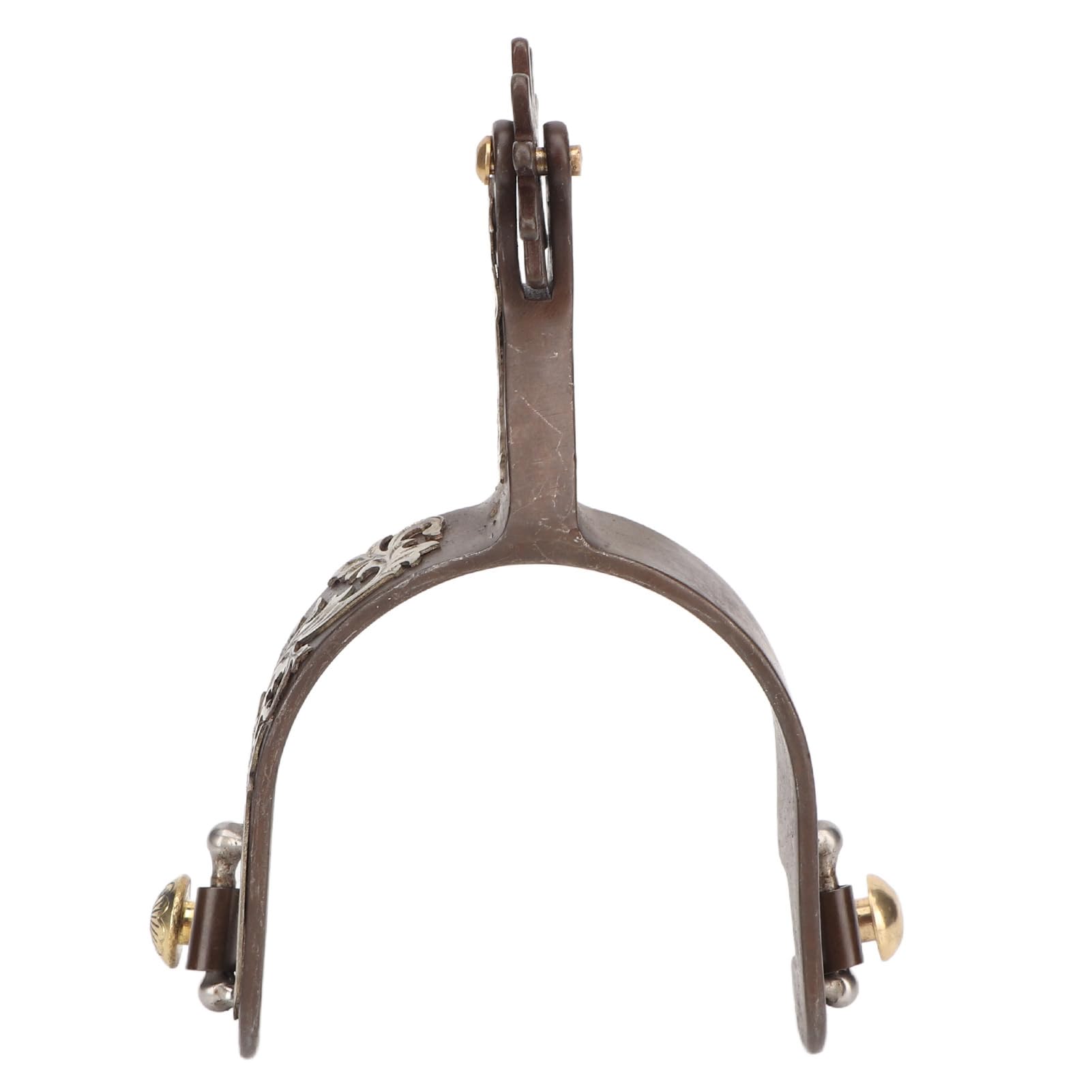 Hapividda 2pcs Western Cowboy Spurs, Bronzo Vintage in Bronzo in Bronzo a Basso Contenuto di Carbonio a Cavallo con Attrezzatura a Turno per Cavallo per Appassionati di equestri