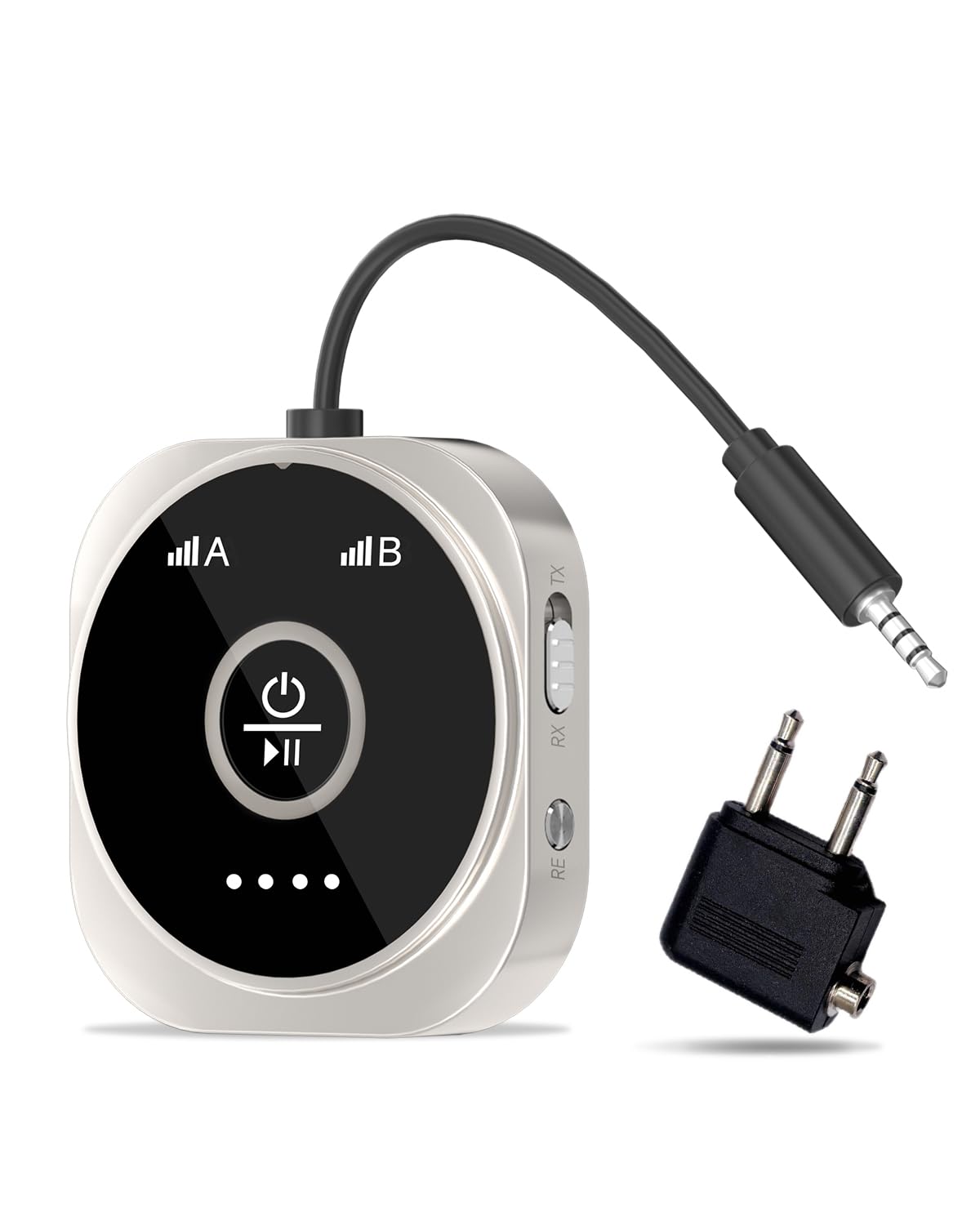 Photo 1 of GEYILO Airplane Bluetooth 5.4 Transmitter Receiver with aptX Low Latency