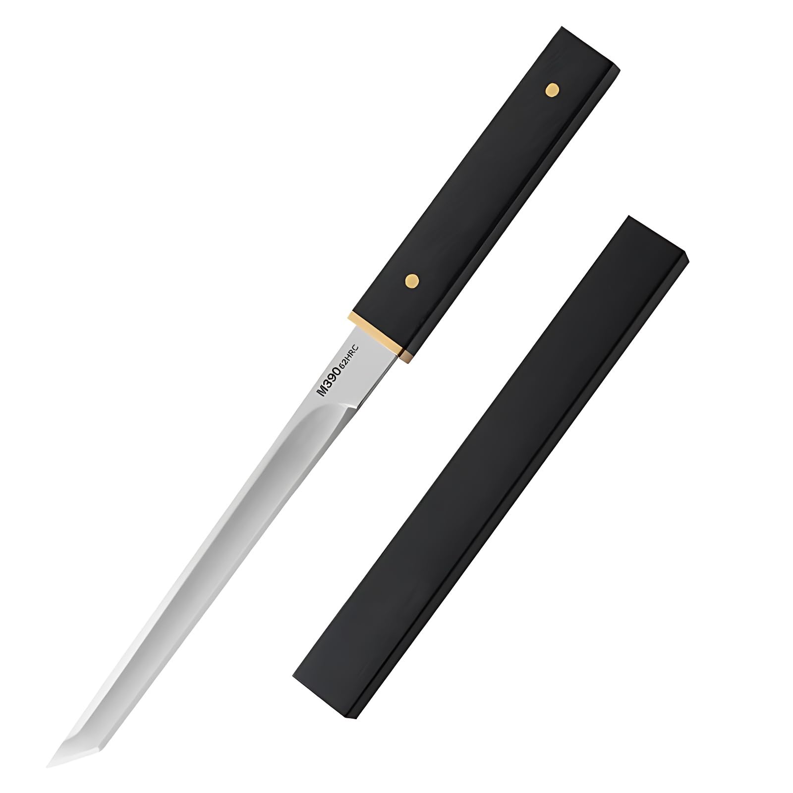 Mini Katana Knife, Outdoor Camping Steak Knife, Damascus Steel Outdoor Knife, Damascus Knife,Fixed Blade Stick Medium Tactical Knife, Kitchen Stuff, Kitchen Gadget