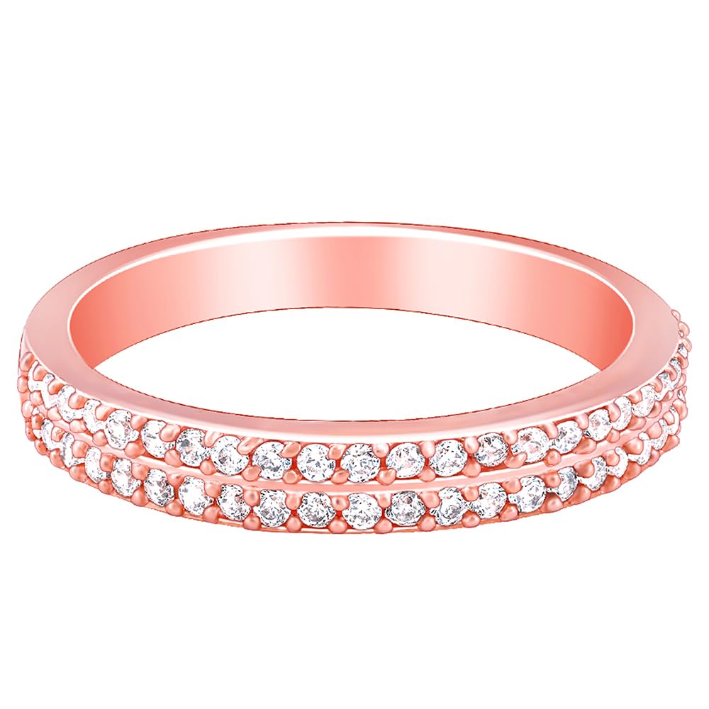 GIVA 925 Silver Rose Gold Slender Ring,Fixed Size, Indian - 12, US - 6 | Gifts for Women and Girls | With Certificate of Authenticity and 925 Stamp | 6 Months Warranty* (B0CQMJ4DK7) Amazon Price History, Amazon Price Tracker