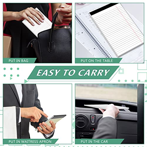 image for PINJINGPRO Legal Pads 5×8 Inch Notepad, 12 Pack Note Pads College Rul