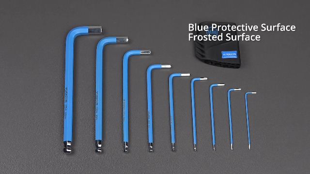 VORXEON Allen Wrench Hex Key Set 1.5mm-10mm, 9PCS Metric