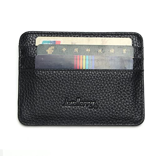 XUEQI Minimalist Wallet for Men & Women Leather Cards Holder Wallet