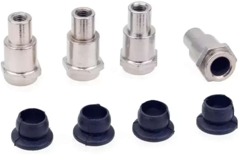 for Zd for Racing 1/7 EX07 1/8 08427 MT8 Metal Shock Absorber Bushing Sleeves Shock Absorbers Fixed for Seat Mount 8007 RC Car Parts Replacement RC Car Upgrade Part