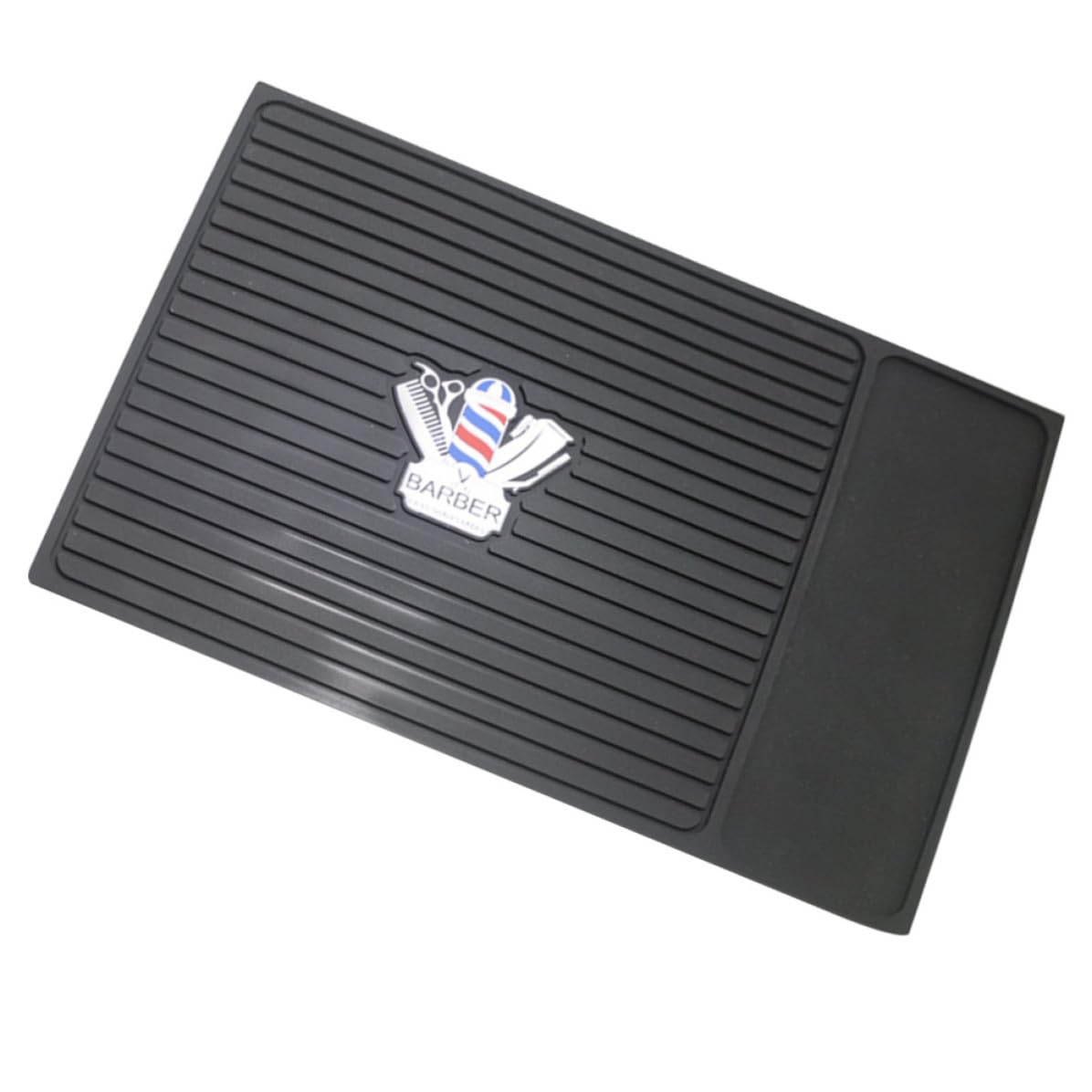 Alfombrilla de silicona antideslizante con gran capacidad para tijeras y cortapelos de barbería