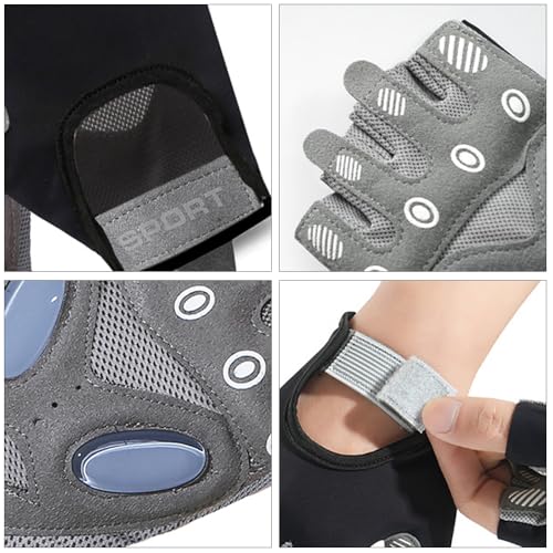 FGSS Workout Gloves for Men Women Exercise Gloves for Weight Lifting Fitness Cycling Gym Training with Grip Cushion Pads - Image 5