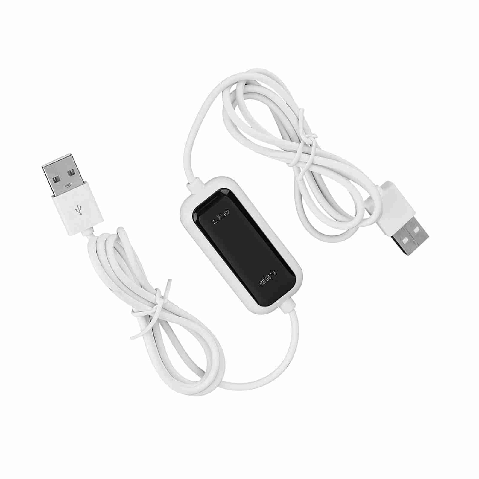 Sxhlseller USB Ad Alta velocità da PC a PC Sincronizzazione Online Collegamento Trasferimento File Dati Cavo Diretto Copia Facile tra 2 Computer con Esecuzione Automatica, Riconoscimento