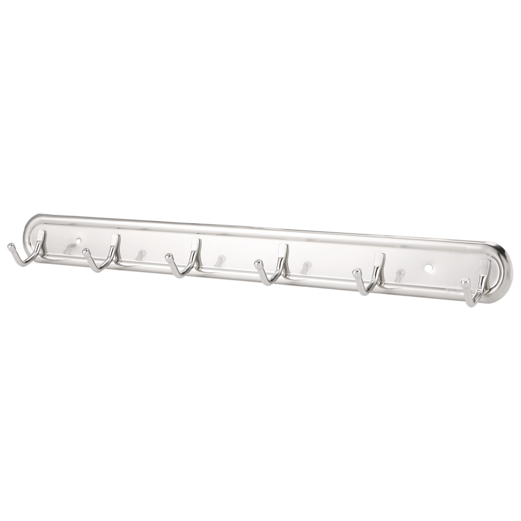 Littimoon Household Metal Wall Mounted 6 Hooks Towel Rack Hanger 15" Long