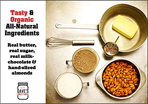 Dave's Sweet Tooth Toffee - Coffee Toffee Candy Gift Set (4 Oz. X 3) - Handmade & Homemade Gourmet Soft Toffee With Real Butter, Real Sugar And Hand-Sliced Almonds, Naturally Gluten-Free #TOP3