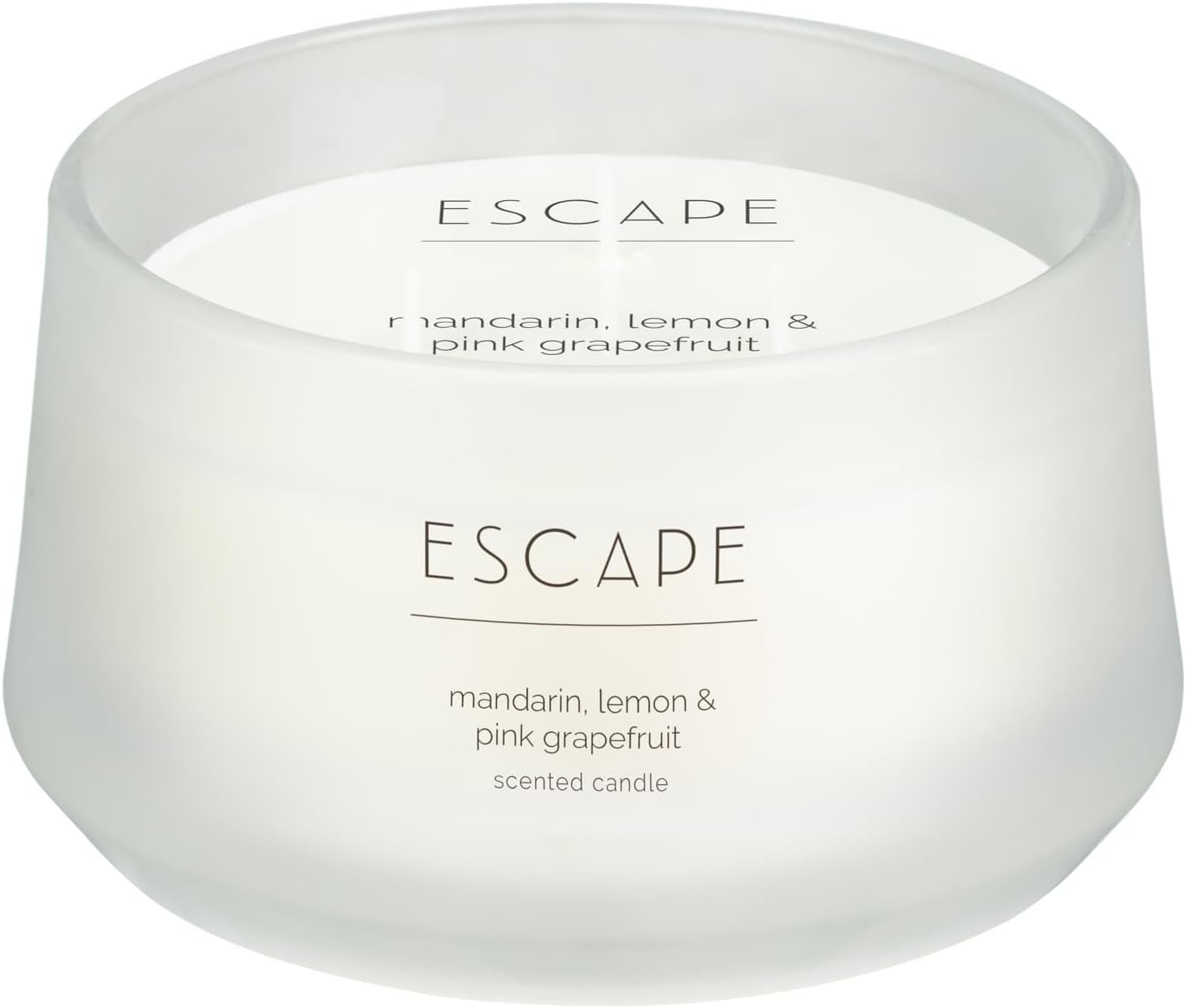 Large 3 Wick Scented Candle Restore - Mandarin Lemon & Pink Grapefruit - This Candle Will Enhance Your Decor and Allow You to Relax at Home with A Stunning Fragrance