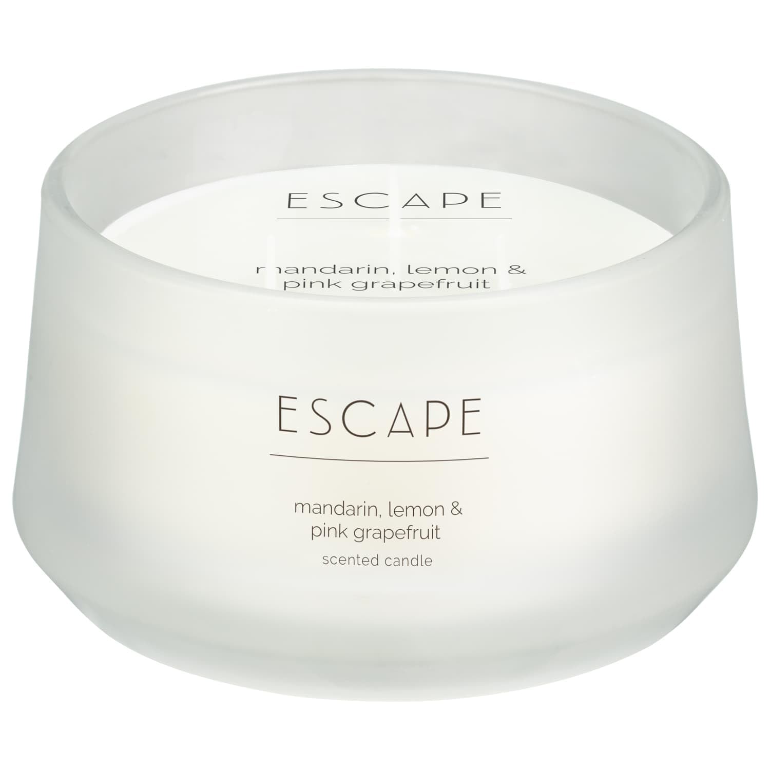 Large 3 Wick Scented Candle Restore - Mandarin Lemon & Pink Grapefruit - This Candle Will Enhance Your Decor and Allow You to Relax at Home with A Stunning Fragrance