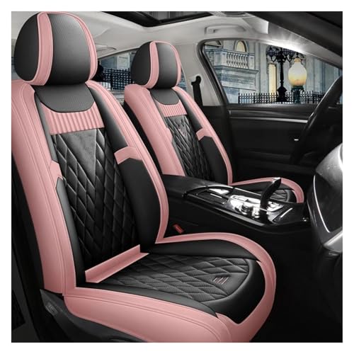 Housses de siège auto VW Polo Golf 7 protection voiture noire rose