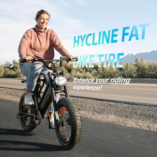 Hycline Ebike Replacement Fat Tire: 20×4.0/26×4.0 Inch Heavy