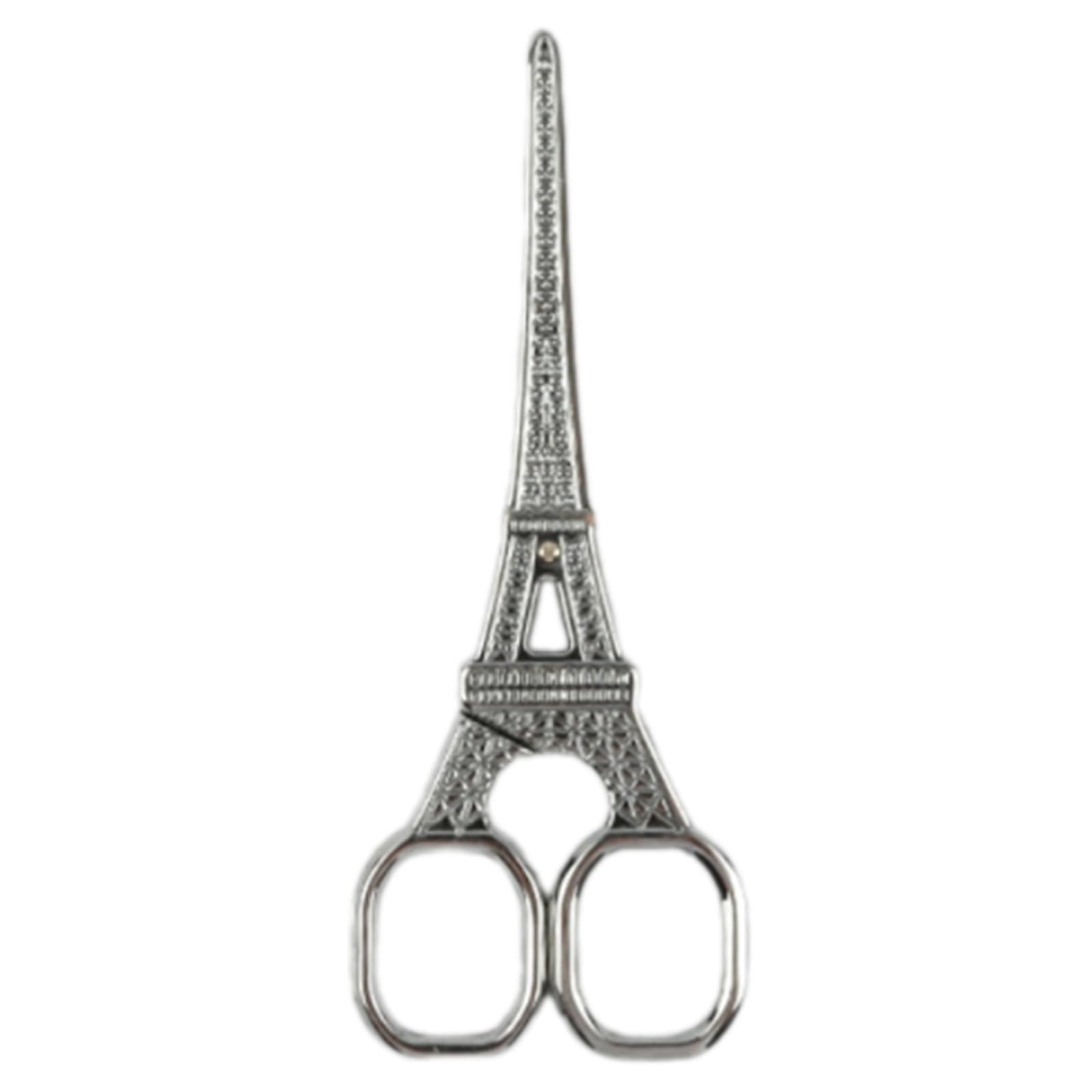 Tsophreniq Ergonomic Scissors Rustproof Stainless Steel Scissors Household Cutting Tool for Cutting Paper Fabric and Sewing Project Antique Sewing