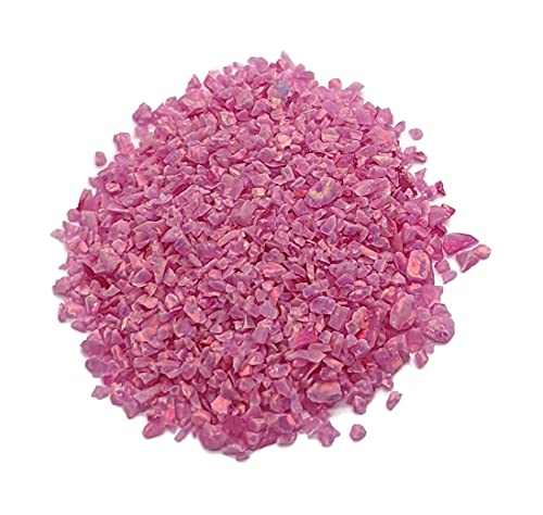 Wapiti Designs Crushed Opal for Inlay Ring Jewelry Making - 2 Grams (Rose Pink, 0.5 to 2mm) OP22
