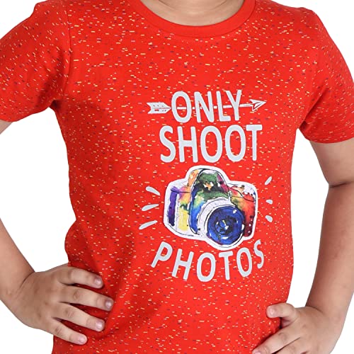 Image of Clothe Funn Boys Printed Cotton Half Sleeves T-Shirt & Shorts Set