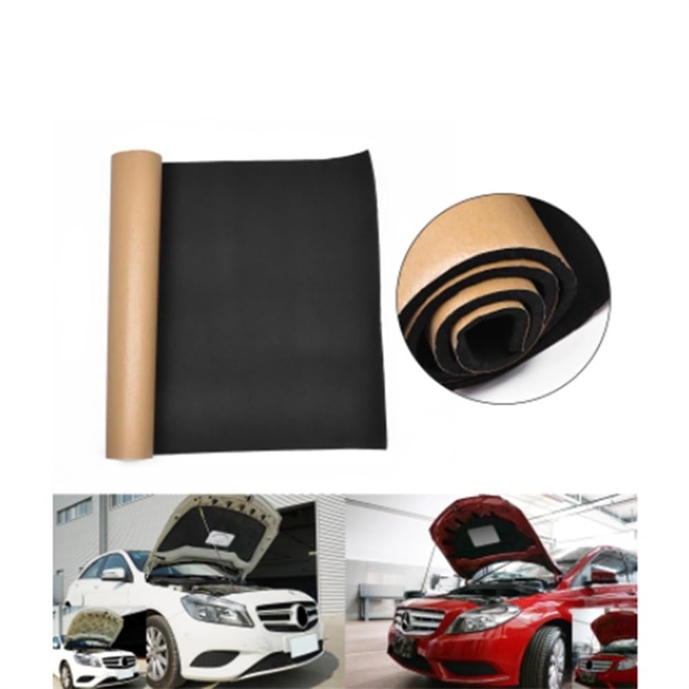 Rotolo Di Schiuma Adesiva A Celle Chiuse 200x50 Cm, Spessore 6 Mm, Isolamento Acustico E Termico Per Auto E Casa, Tagliabile A Misura